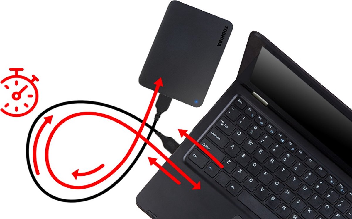 Toshiba Canvio Basics - Externe Harde Schijf - 500Gb externe opslag - afbeelding 2