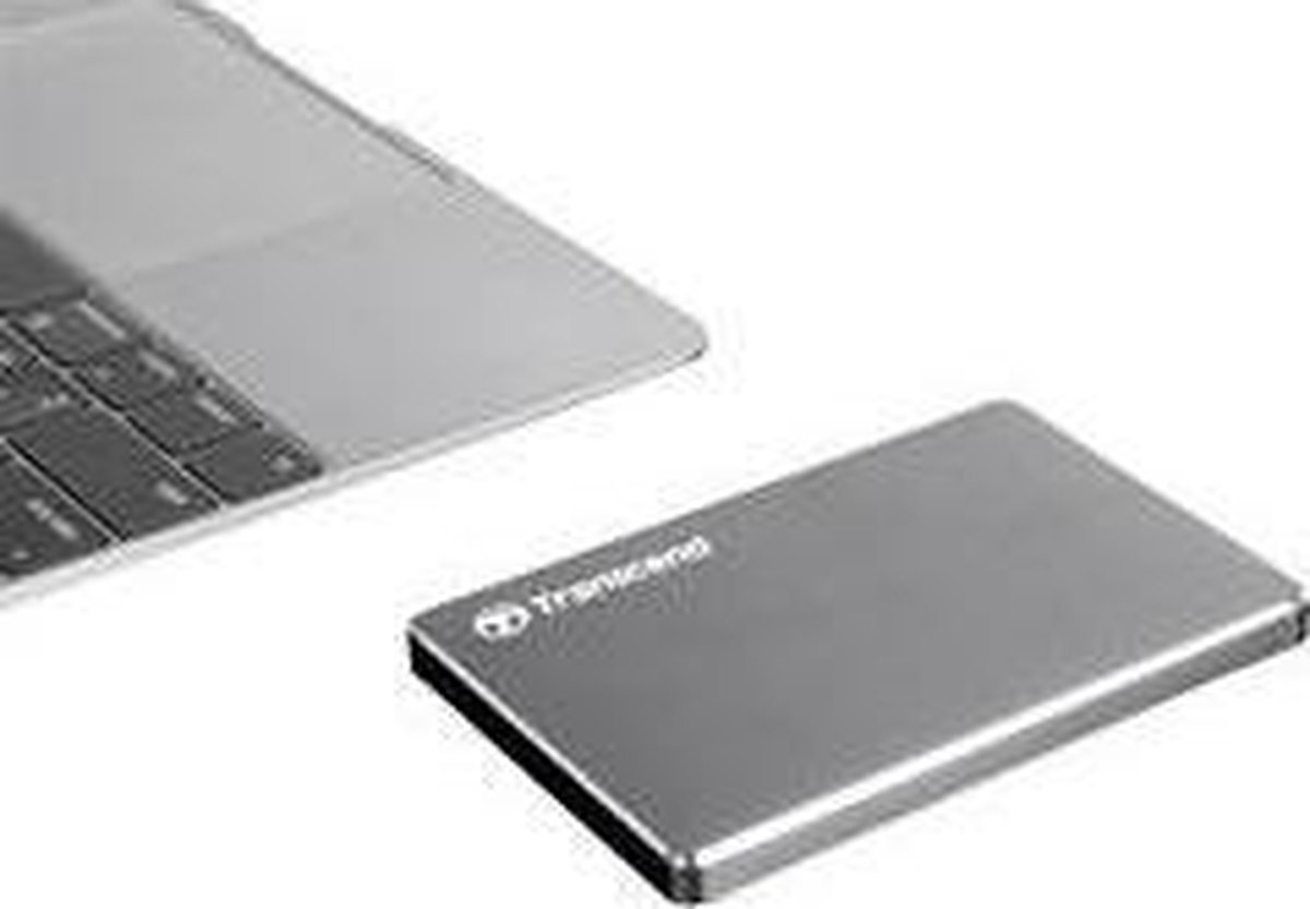 Transcend Transcend Storejet 25C3N – 1 Tb Externe Harde Schijf (2,5 Inch) Usb-A 3.2 Gen 1 – Grijs Metallic Ts1Tsj25C3N