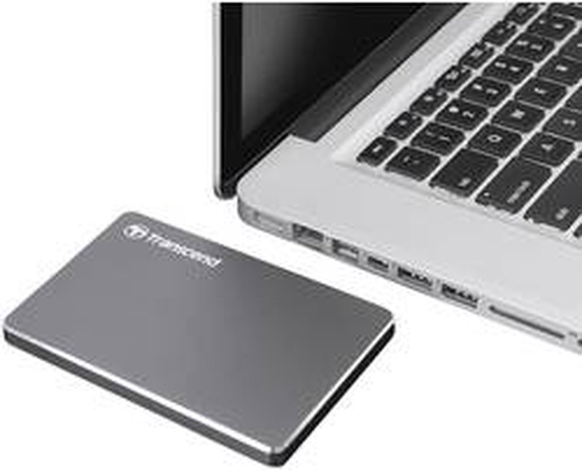 Transcend Transcend Storejet® 25C3N – 2 Tb Externe Harde Schijf (2,5 Inch) Usb-A 3.2 Gen 1 – Grijs Metallic Ts2Tsj25C3N