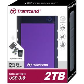 StoreJet 25H3 2TB Portable External Hard Drive Purple - afbeelding 6