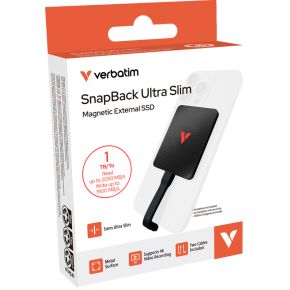 SnapBack Ultra Slim SSD 1TB USB 3.2 Gen 2x2 Zwart - afbeelding 2