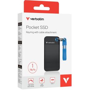 Pocket SSD 1TB USB 3.2 Gen 2 Zwart/Blauw - afbeelding 2