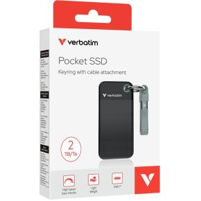 Pocket SSD 2TB USB 3.2 Gen 2 (1000MB/s) Zwart/Grijs - afbeelding 2
