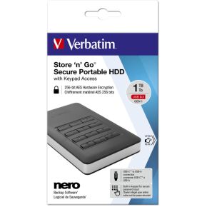 Store 'n' Go Secure Portable HDD met Toetsbediening, 1TB, USB 3.1 Gen 1 - afbeelding 8