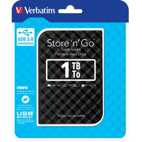 Store 'n' Go Portable Hard Drive 1TB USB 3.0 Zwart - afbeelding 5