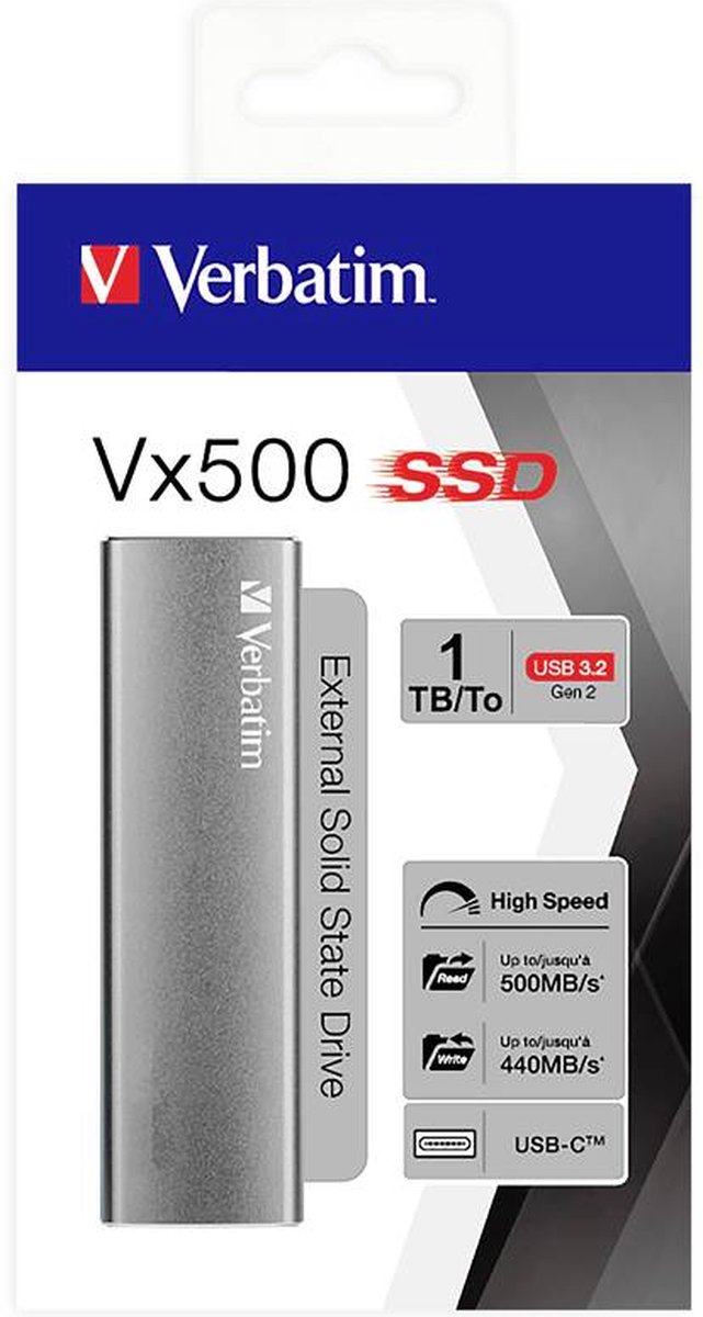 Verbatim Vx500 - 1 Tb externe opslag - afbeelding 7