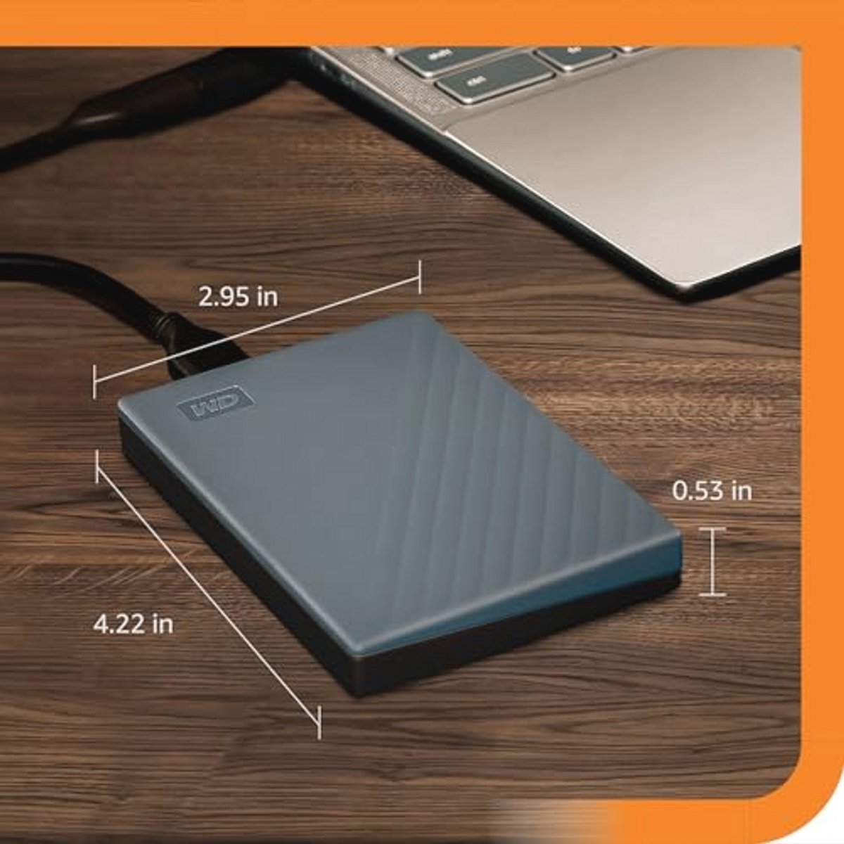 Wd My Passport Works With Usb-C 2Tb (Portable Hard Drive, Backup Software With externe opslag - afbeelding 3