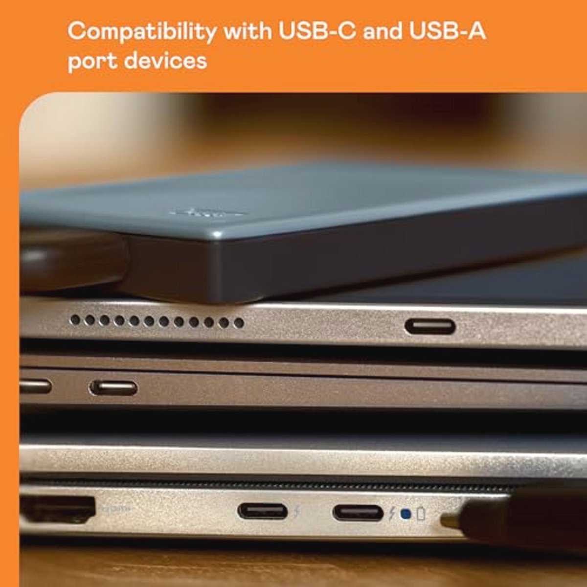 Wd My Passport Works With Usb-C 2Tb (Portable Hard Drive, Backup Software With externe opslag - afbeelding 5