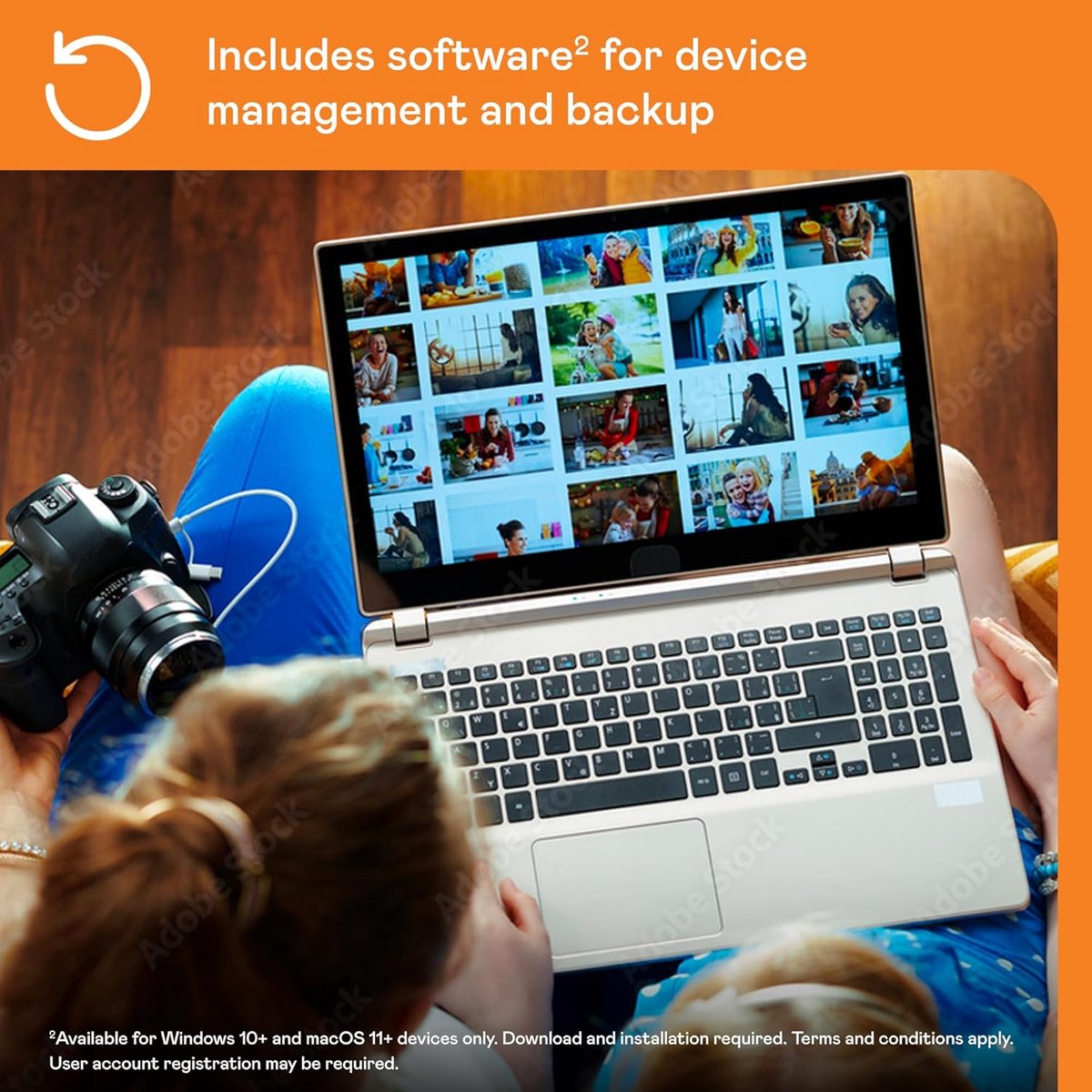 Wd My Passport Works With Usb-C 2Tb (Portable Hard Drive, Backup Software With externe opslag - afbeelding 2