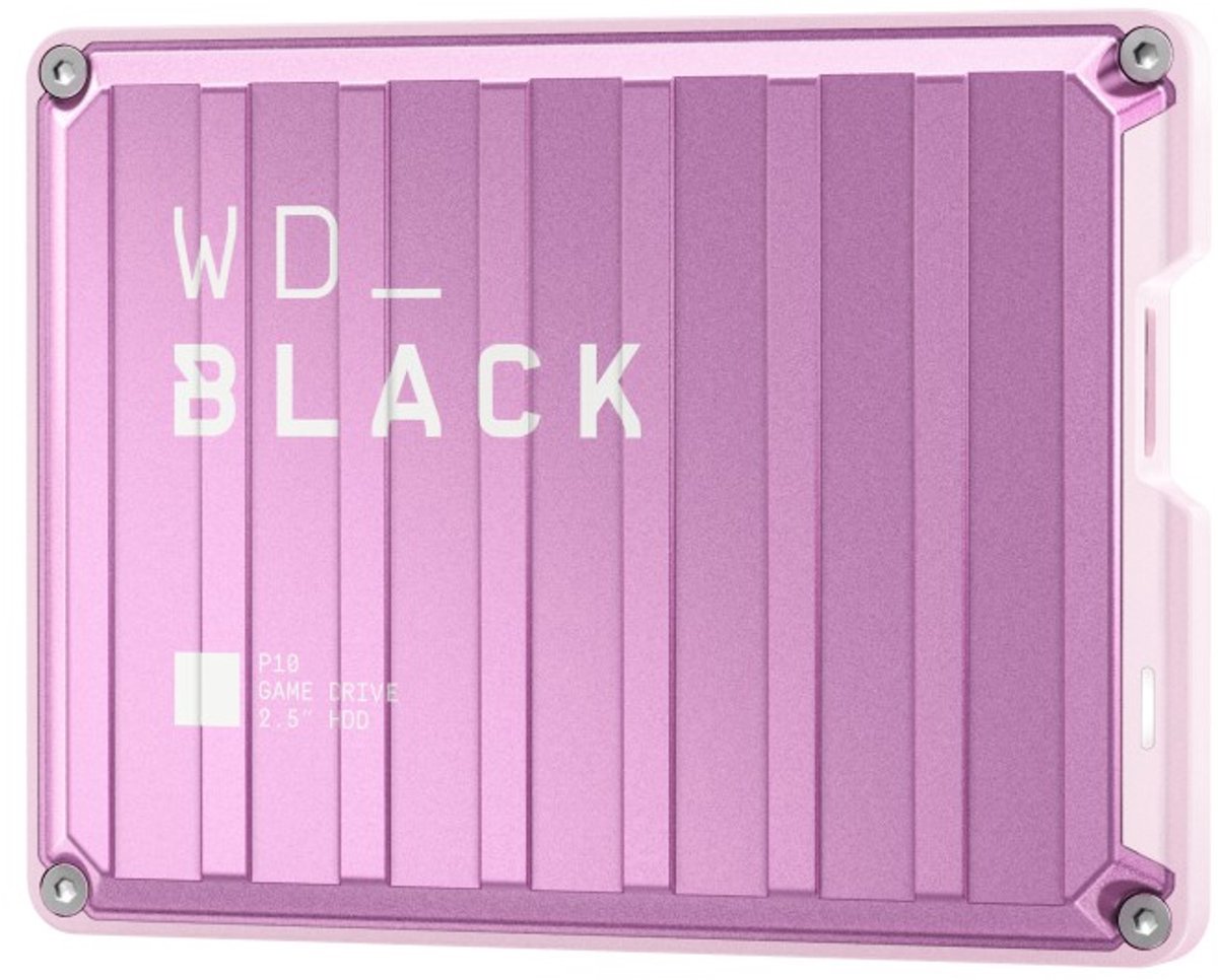 Black P10 2TB Game Drive Pink