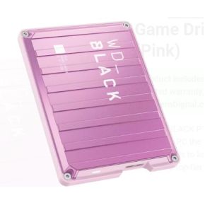 Black P10 2TB Game Drive Pink External Storage - afbeelding 3