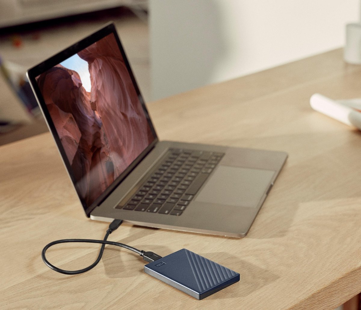 Western Digital My Passport - Compatibel Met Mac - Externe Harde Schijf - Blauw externe opslag - afbeelding 3