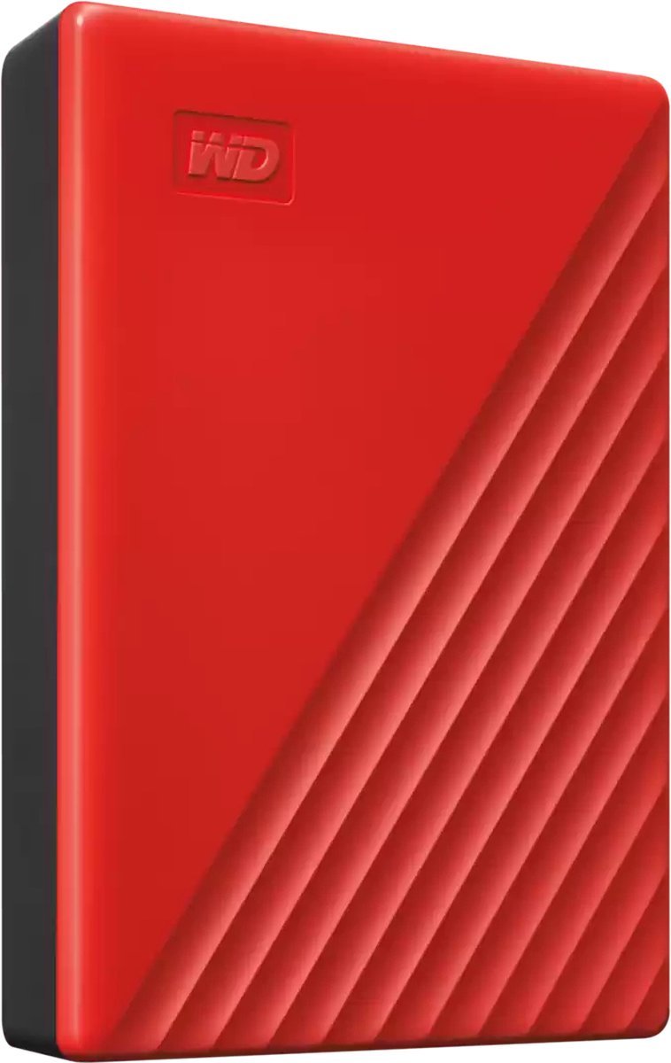 Western Digital Western Digital My Passport - Externe Harde Schijf - 6 Tb - Rood