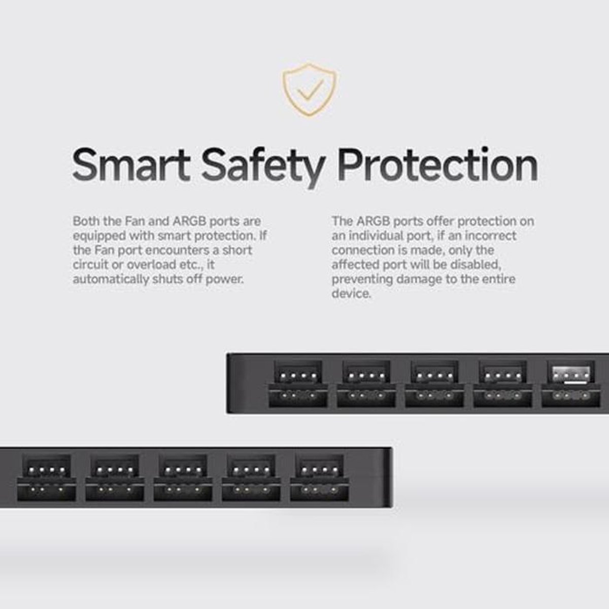 10-Poorts Fan Hub Voor Computerbehuizing - 4-Pin Pwm Of 3-Pin Argb Controller, ventilator controller - afbeelding 6