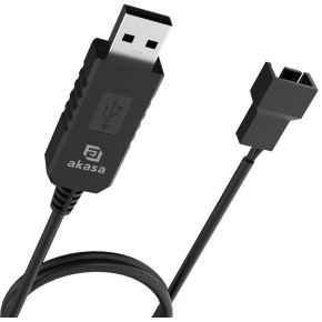 USB to 3-Pin/4-Pin 5V to 12V DC Step-Up Voltage Converter Cable 60cm - afbeelding 2