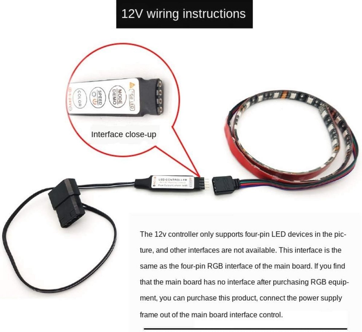 Rgb Computer Fan Controller Met Draadloze Afstandsbediening En ventilator controller - afbeelding 5