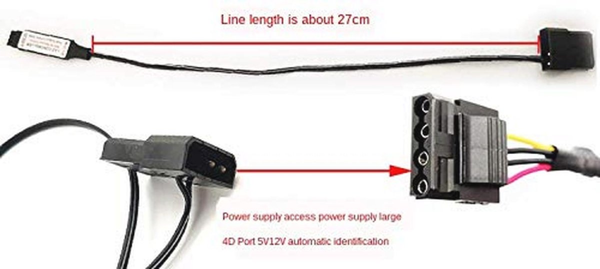 Rgb Computer Fan Controller Met Draadloze Afstandsbediening En ventilator controller - afbeelding 3