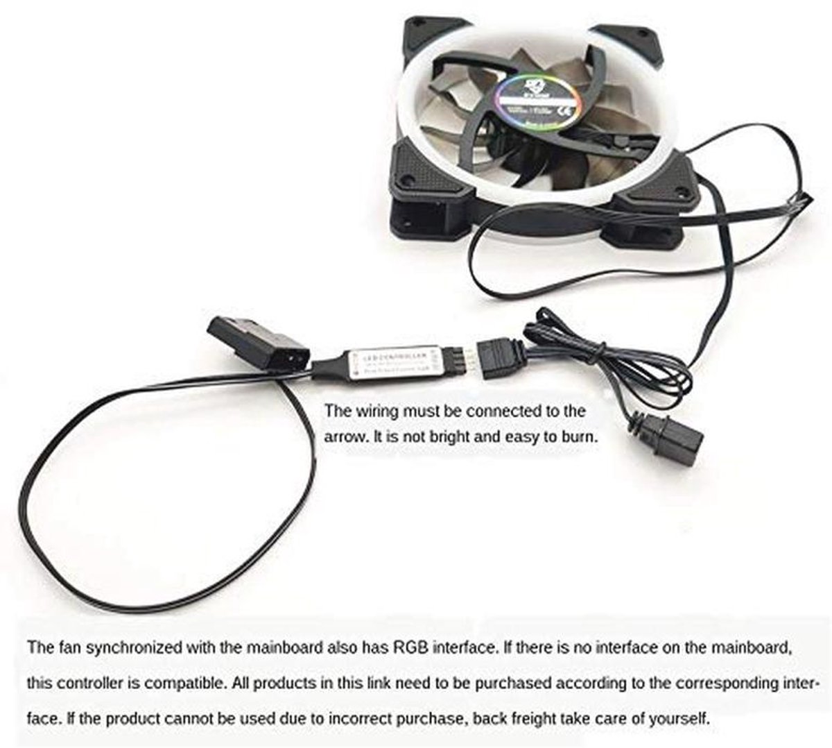 Rgb Computer Fan Controller Met Draadloze Afstandsbediening En ventilator controller - afbeelding 5