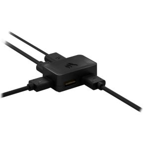 Corsair icue link 4 way splitter 2 orig - Corsair CX-9070015-WW Fansplitter (zwart)