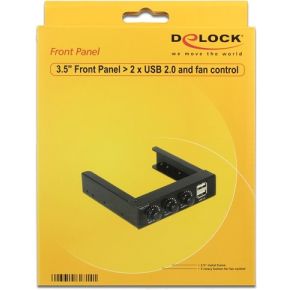 3.5″ Front Panel Fan Controller (Black) - afbeelding 4