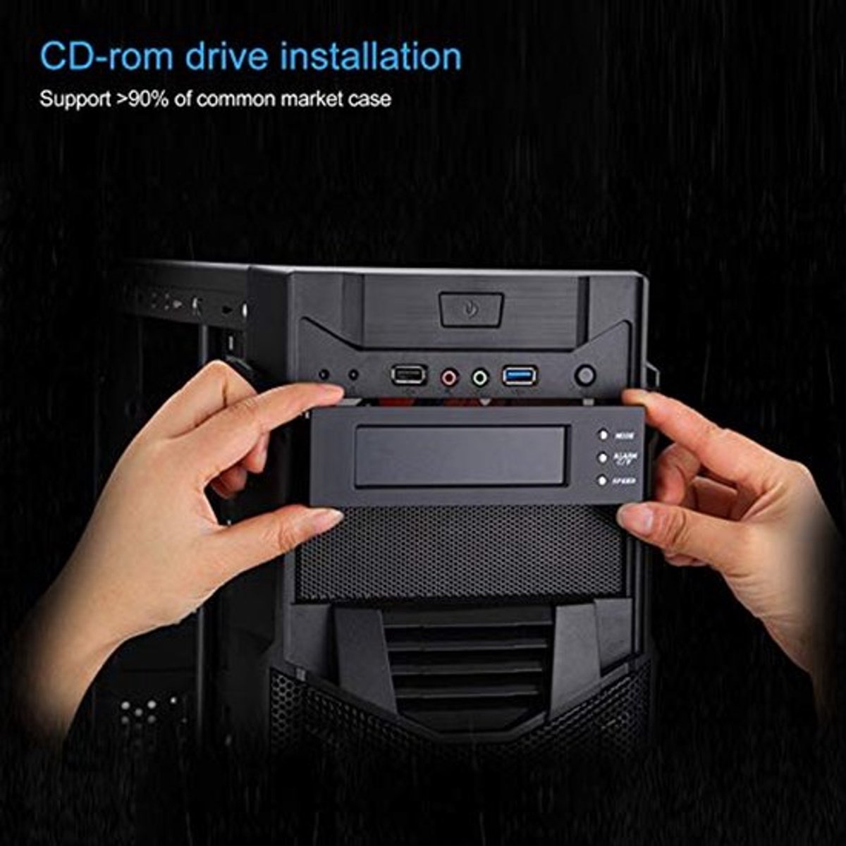 Karzo - Computer 3 Fan Speed Controller Cpu/Hdd/Sys Temperatuurregeling Lcd ventilator controller - afbeelding 3