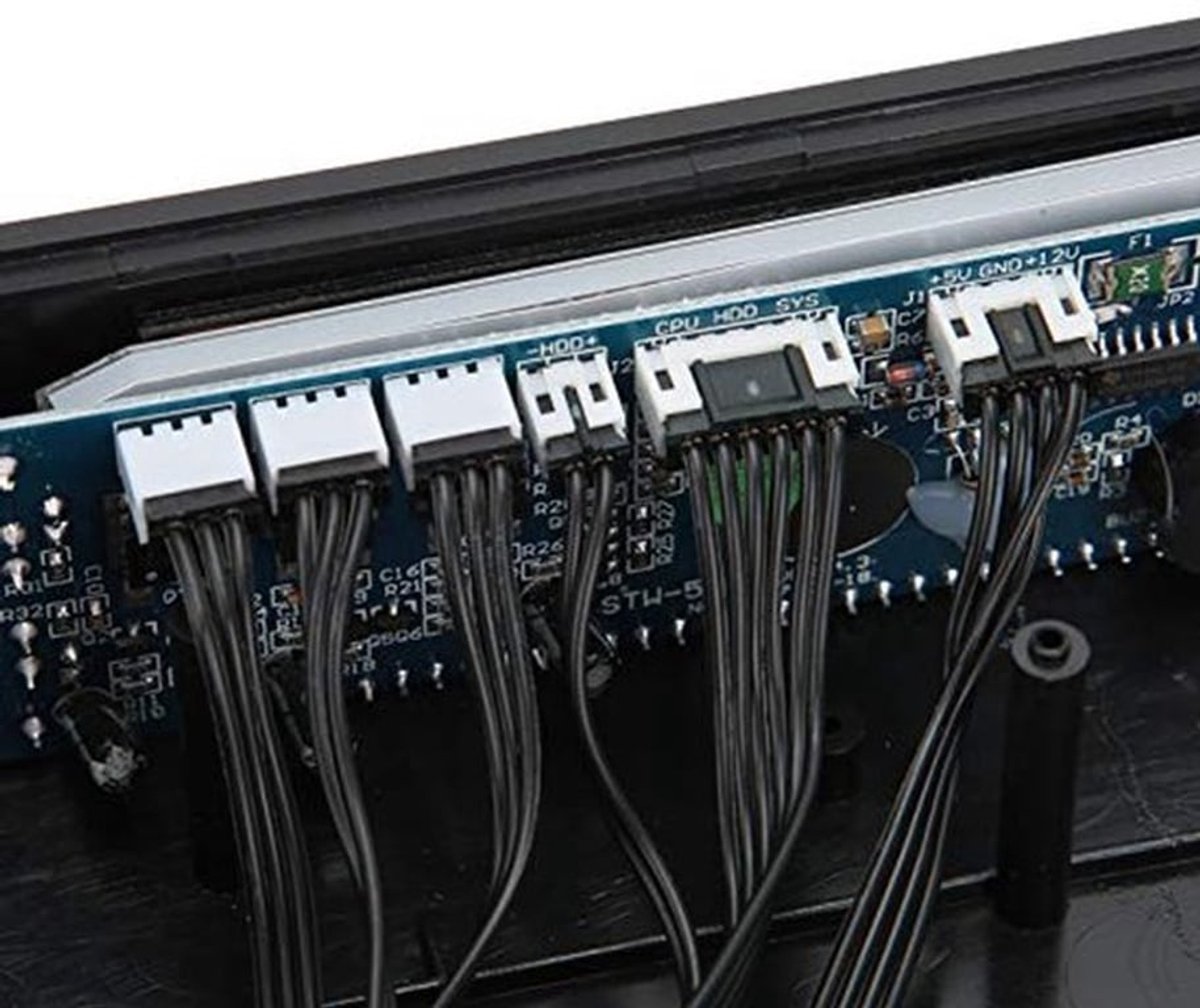 Karzo - Computer 3 Fan Speed Controller Cpu/Hdd/Sys Temperatuurregeling Lcd ventilator controller - afbeelding 8