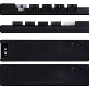 Edge Hub Universal USB & PWM Fan Hub Black - afbeelding 2