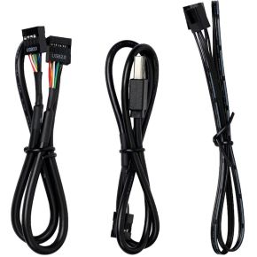 Edge Hub Universal USB & PWM Fan Hub Black - afbeelding 3