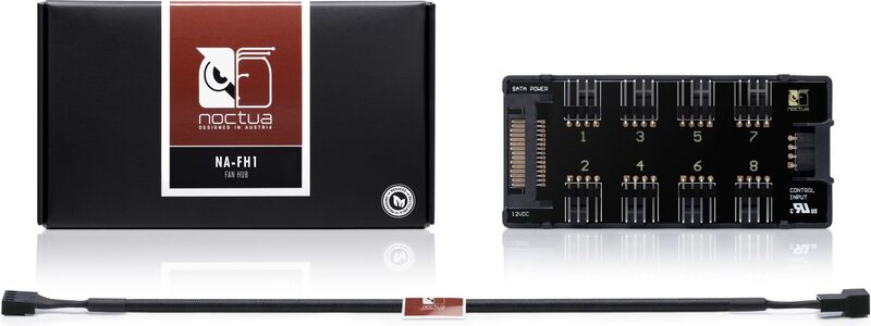 Noctua na fh1 fancontroller 3 orig - Noctua NA-FH1 8-Channel PWM Fan Hub