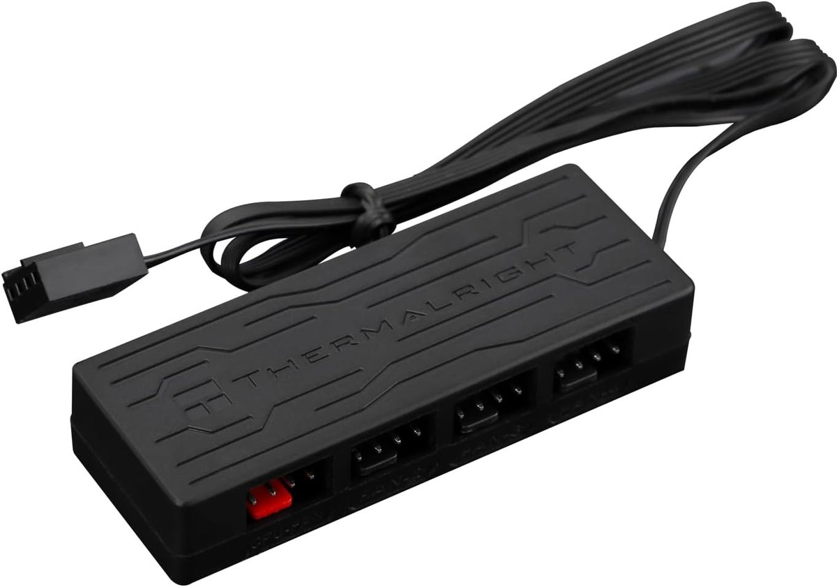 Pwm fan hub controller met 3 pins 1794152 2 orig - PWM 10-Port Fan Controller (Black)