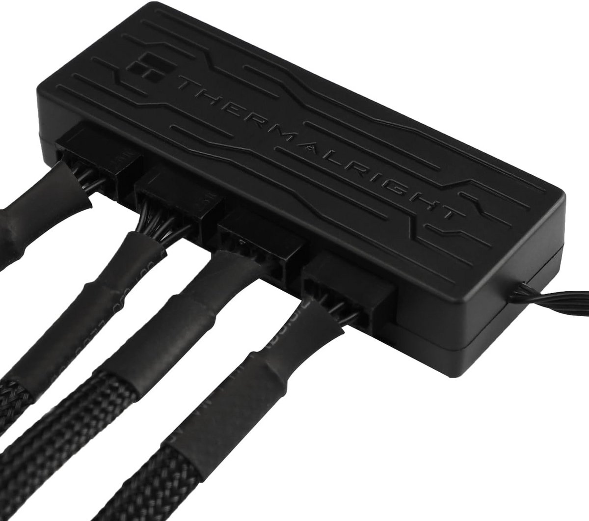 Pwm fan hub controller met 3 pins 1794152 3 orig - PWM 10-Port Fan Controller (Black)