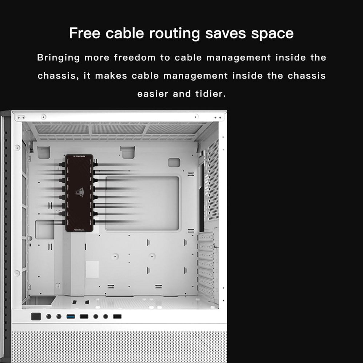 Argb Pwm Fan Hub Controller - Ondersteuning Voor 8 Fans Met 4-Pins En 3-Pins ventilator controller - afbeelding 3