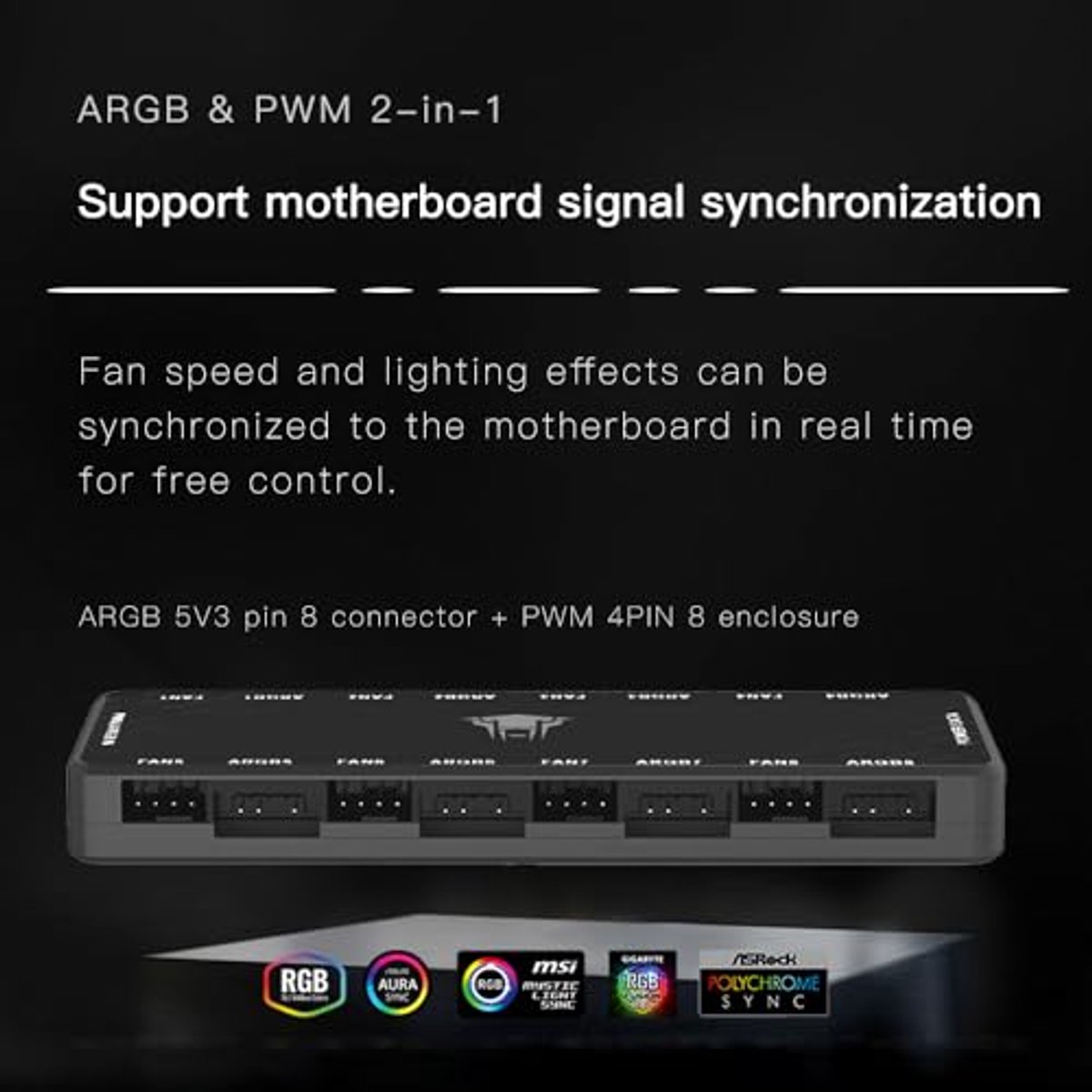 Thermalright ARGB & PWM Fan Hub Controller - afbeelding 4