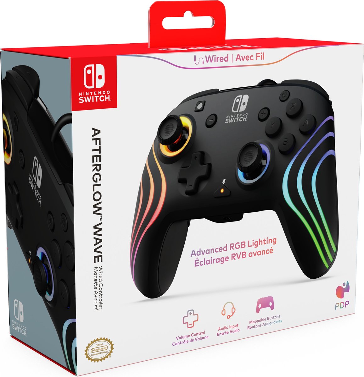 Afterglow wave bedrade controller back b 2 orig - Afterglow Wave Bedrade Controller (zwart)