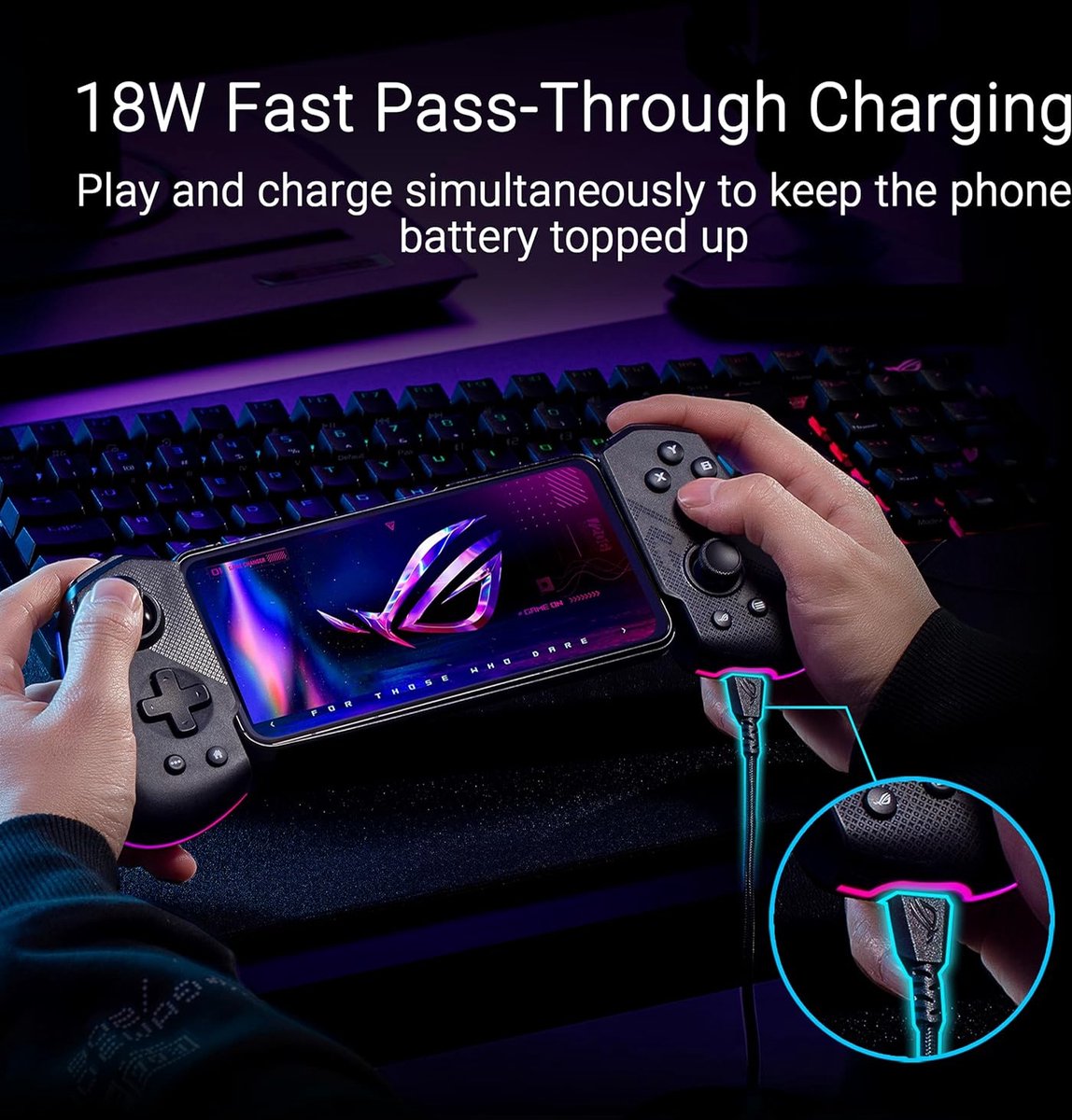 Asus rog tessen gamepad android usb 5 orig - ASUS ROG Tessen Mobile Mobiele controller