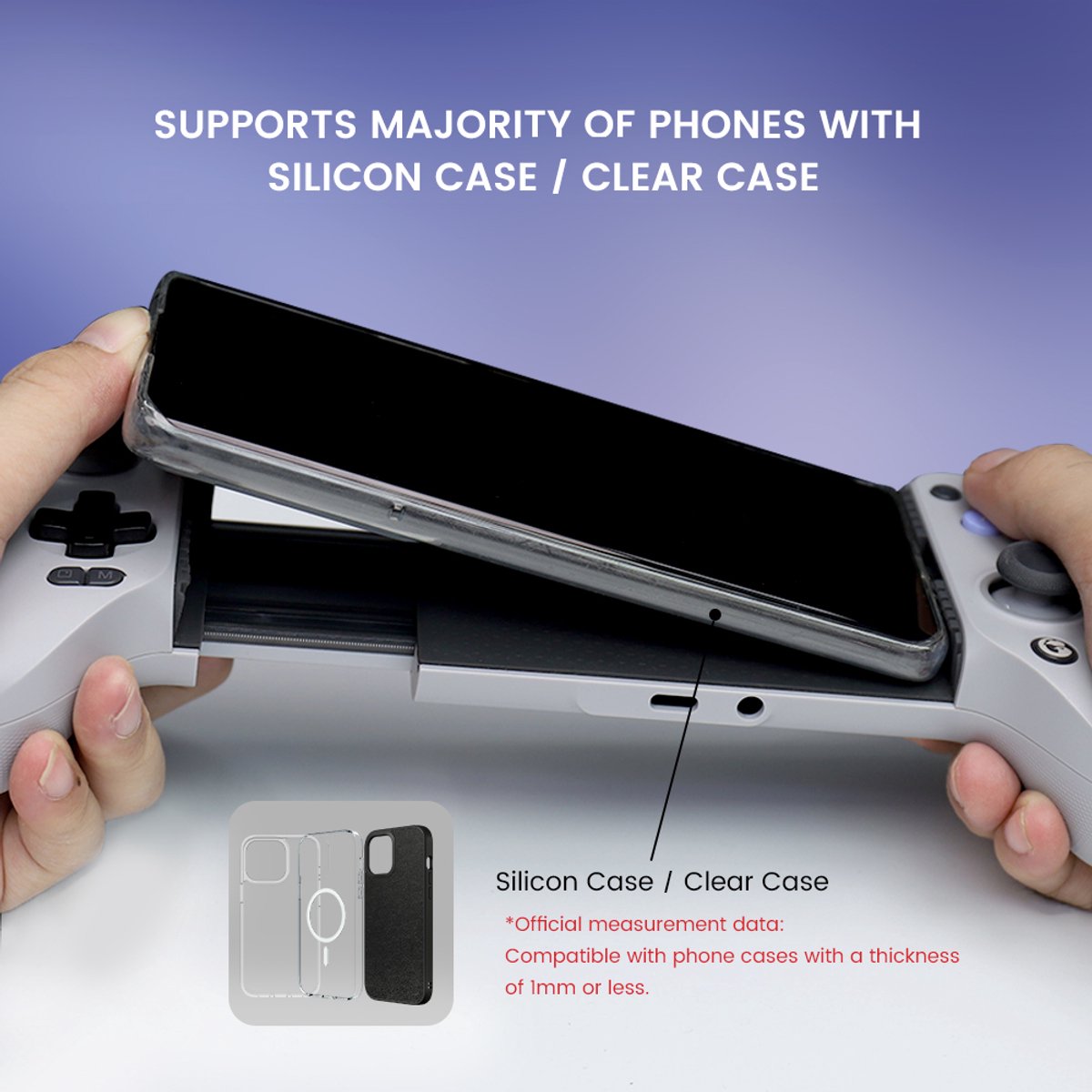 Gamesir g8 galileo bedrade telefoon co 9553864 8 orig - GameSir G8 Galileo Mobiele controller (grijs)