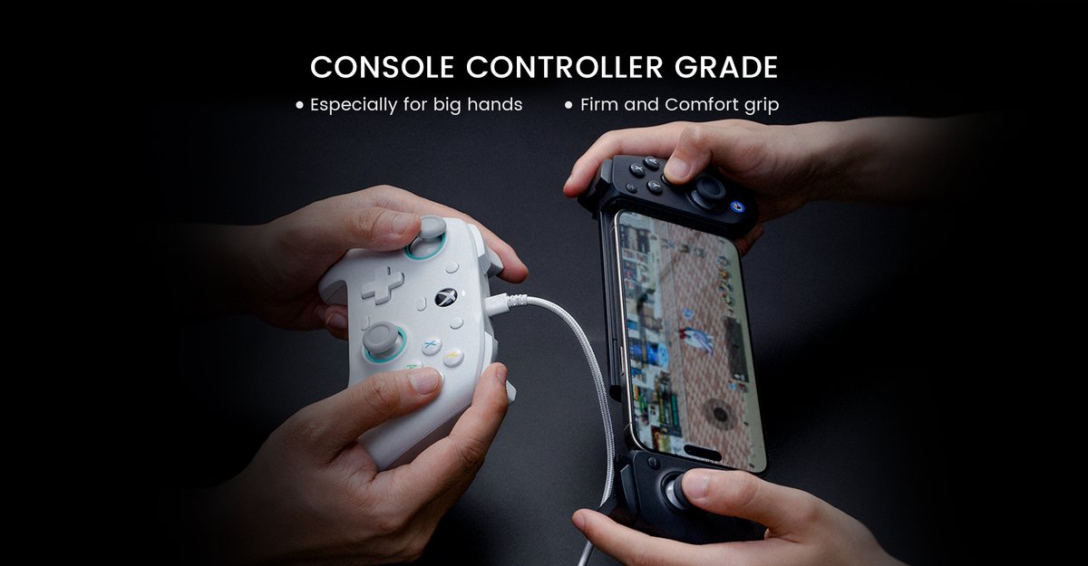 Gamesir g8 galileo draadloze telefoon 8 orig - Gamesir G8 Galileo Draadloze Telefoon Mobiele controller (zwart)