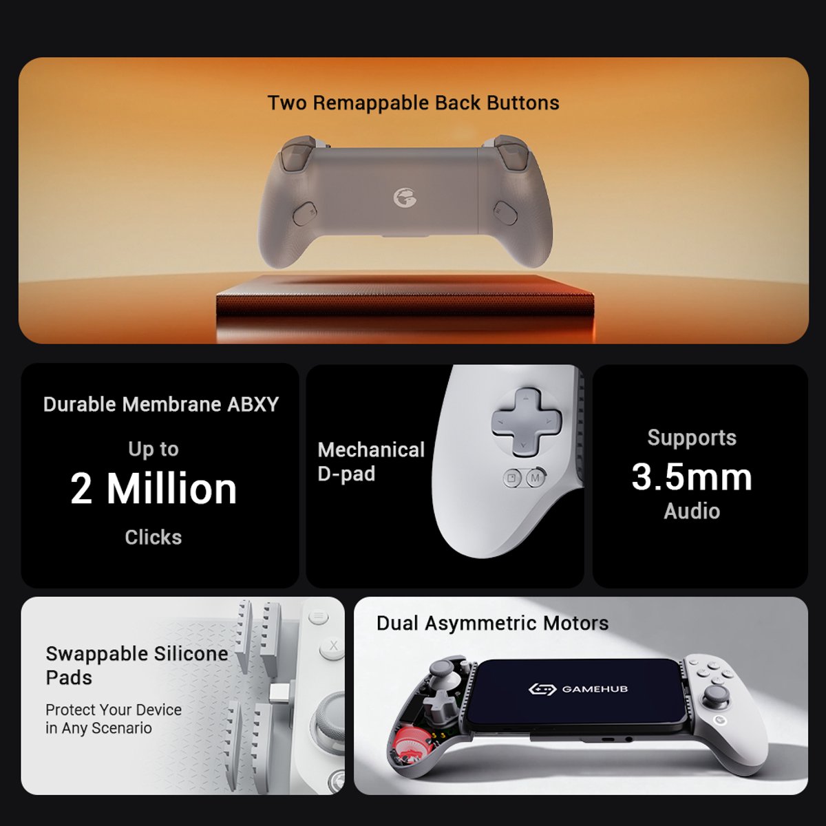 Gamesir g8 galileo mfi bedrade telefoo 6 orig - GameSir G8+ Galileo Mfi Bedrade Telefoon Mobiele controller (wit)