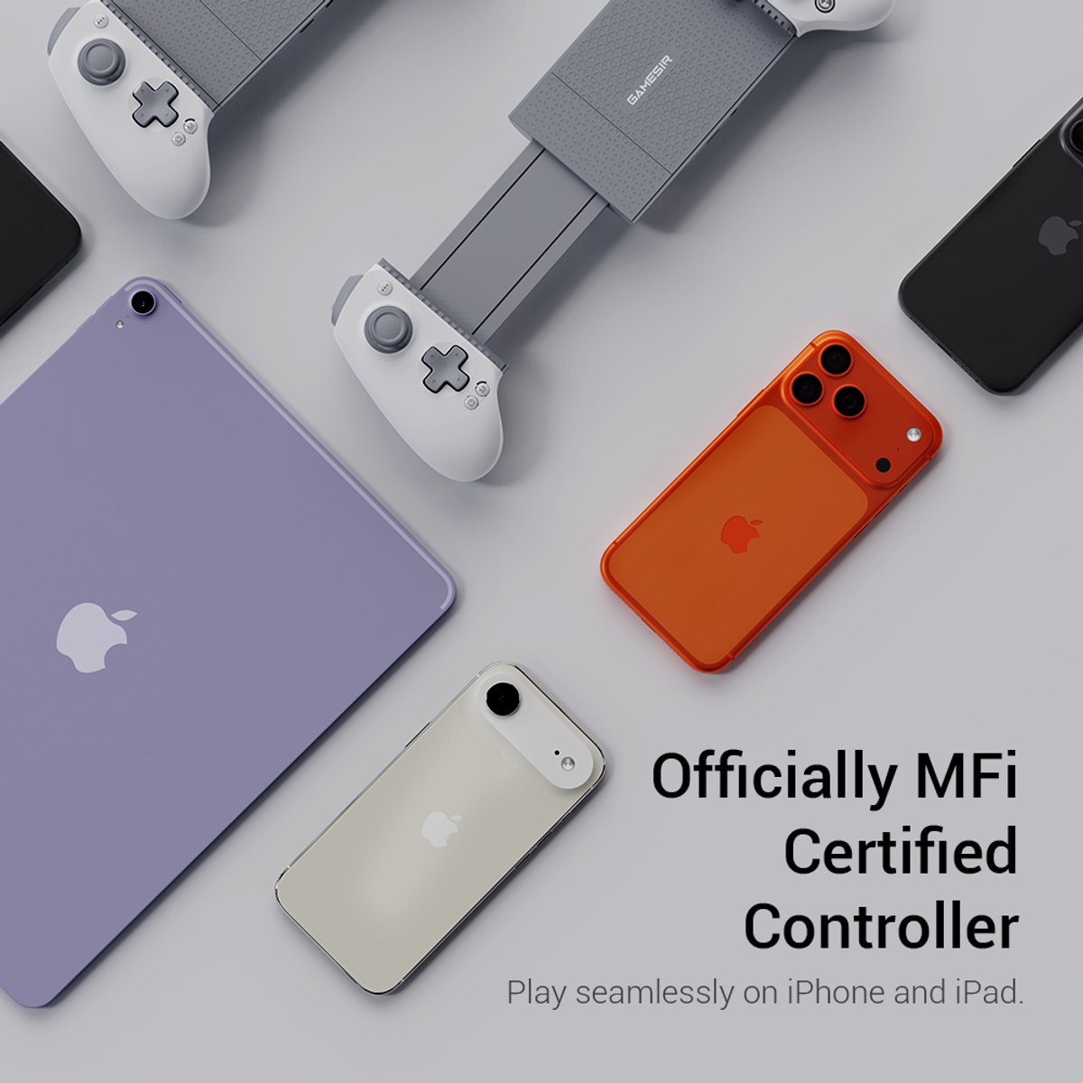 Gamesir g8 galileo mfi bedrade telefoo 8 orig - GameSir G8+ Galileo Mfi Bedrade Telefoon Mobiele controller (wit)