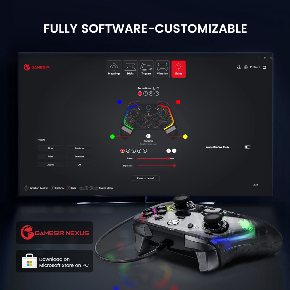 Gamesir kaleid bedrade controller hall 10 orig - GameSir K1 Kaleid Bedrade Controller
