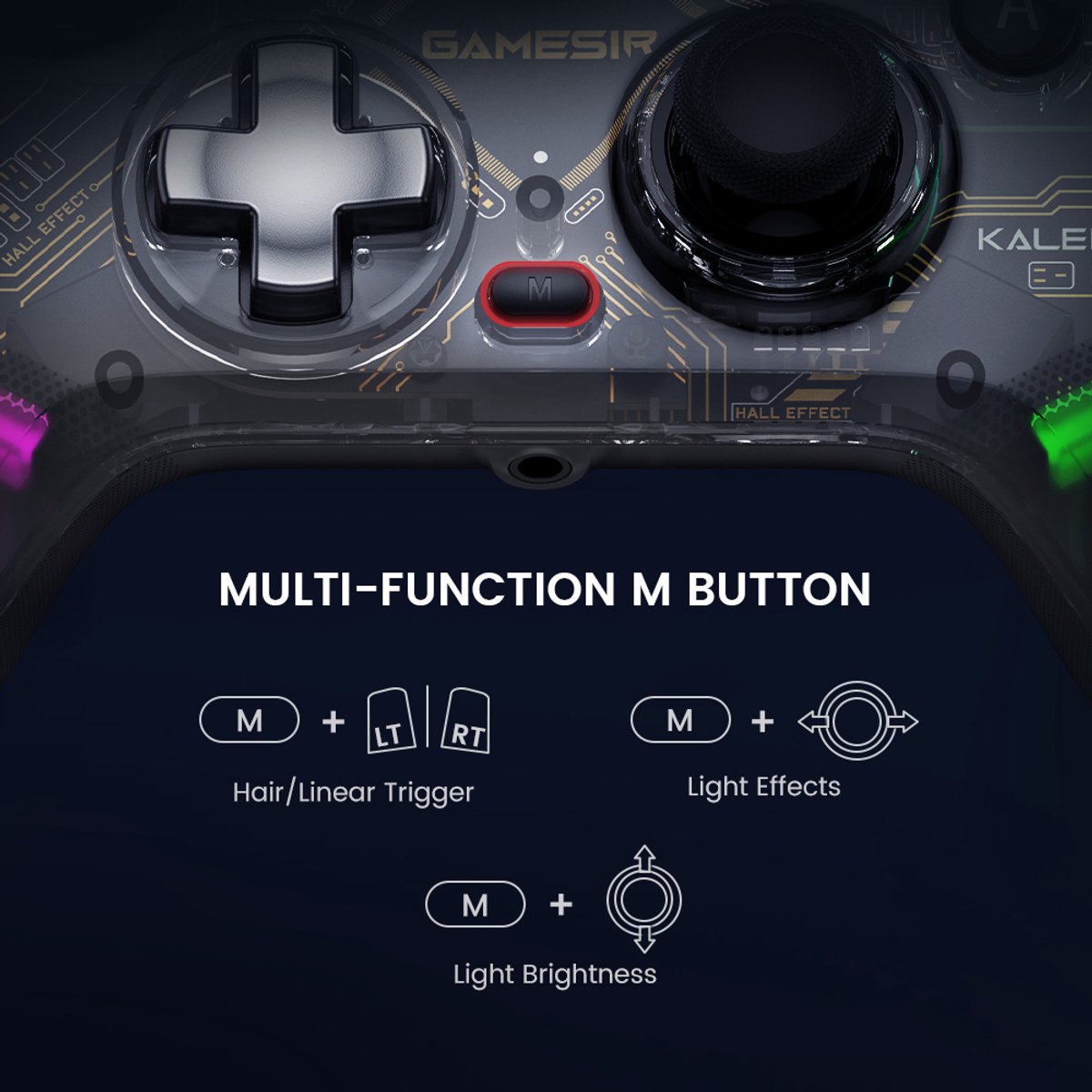 Gamesir kaleid bedrade controller hall 8 orig - GameSir K1 Kaleid Bedrade Controller