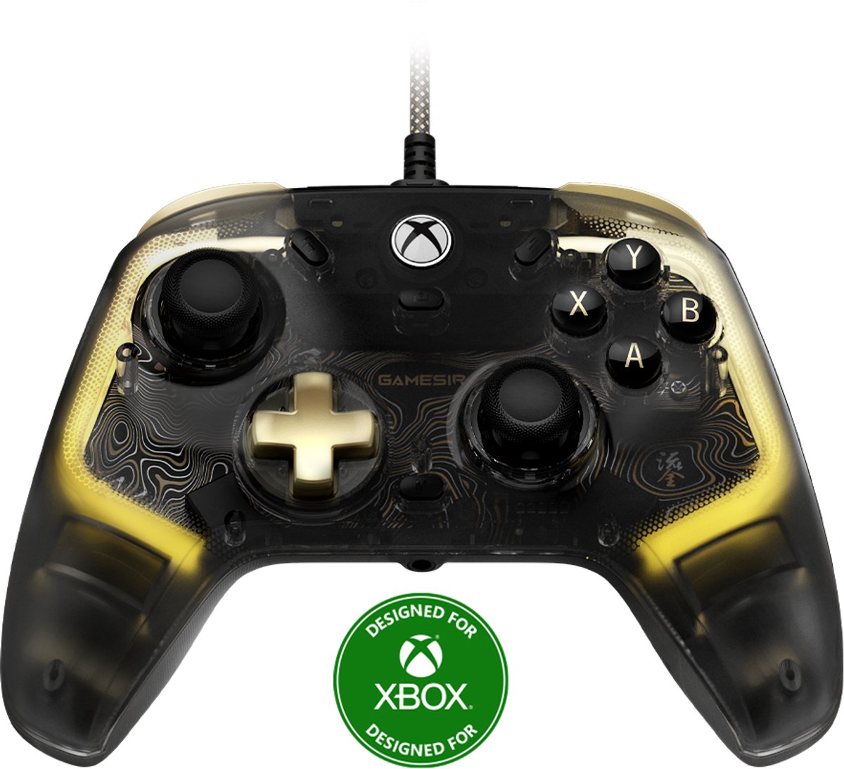 Gamesir kaleid flux bedrade controller 2 orig - Gamesir Kaleid Flux Controller (transparant)
