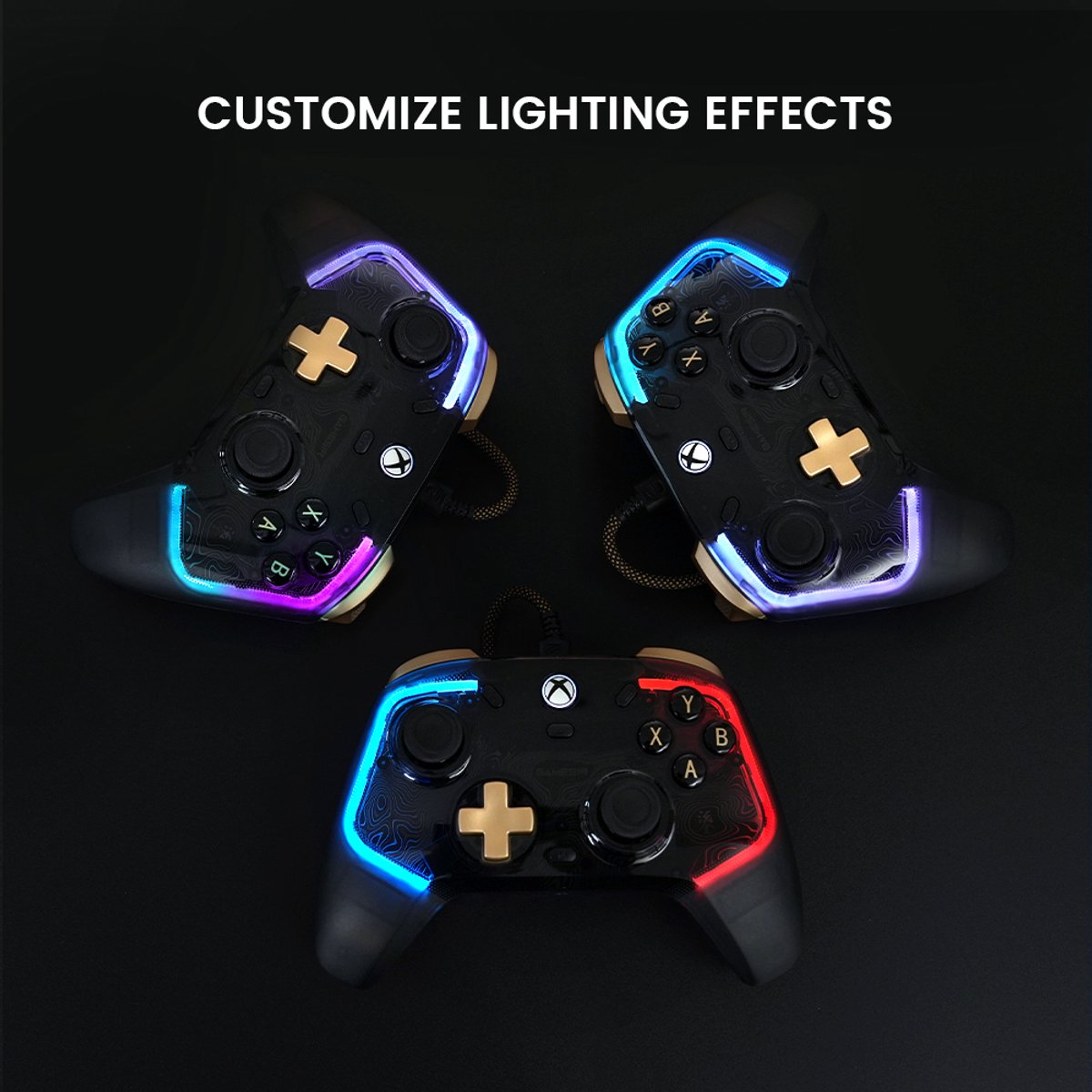 Gamesir kaleid flux bedrade controller 3 orig - Gamesir Kaleid Flux Controller (transparant)