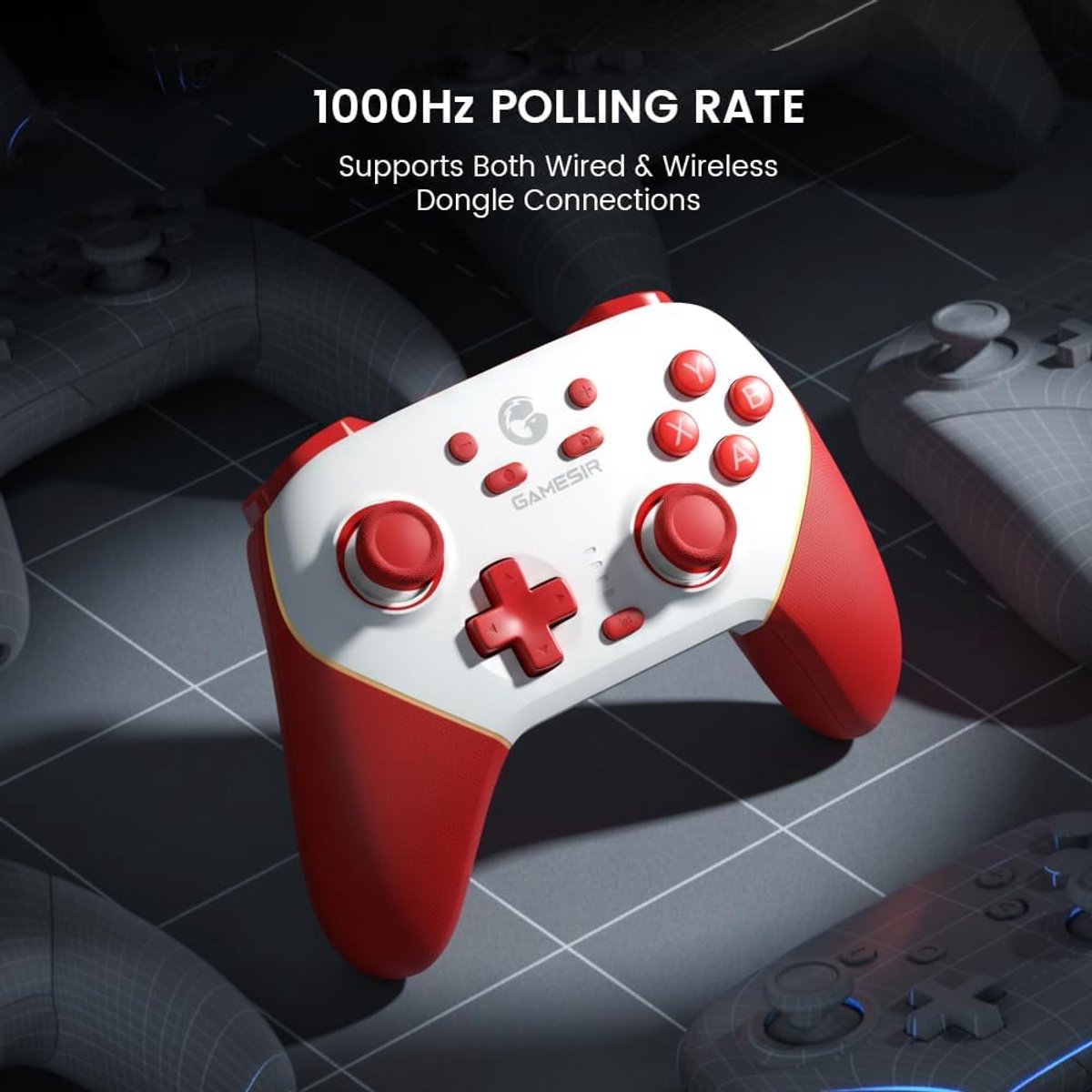 Gamesir super nova draadloze controlle 9553920 5 orig - GameSir Super Nova Controller (rood)