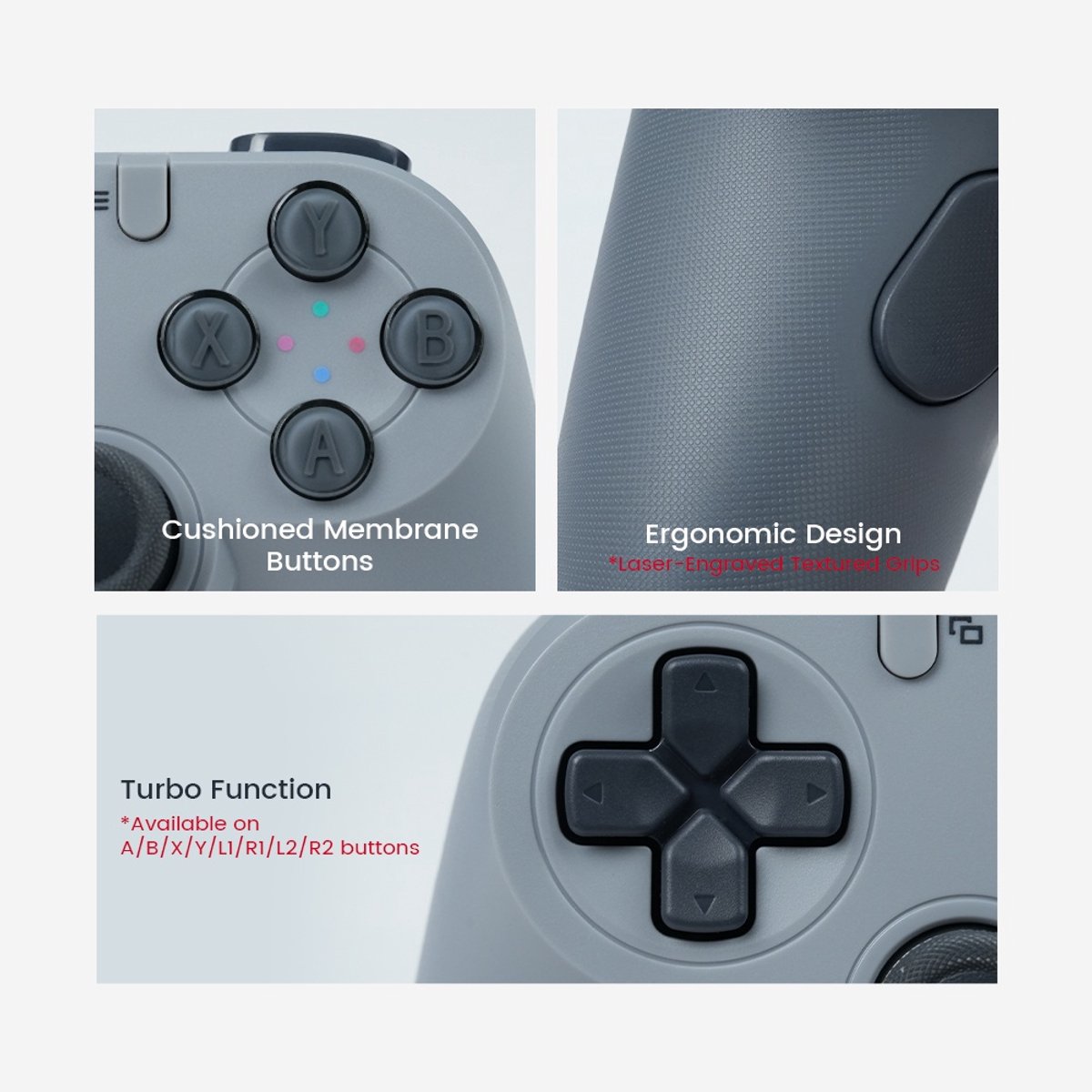 Gamesir t3 tegenaria lite bedrade cont 3 orig - Gamesir T3 Tegenaria Lite Controller (grijs)