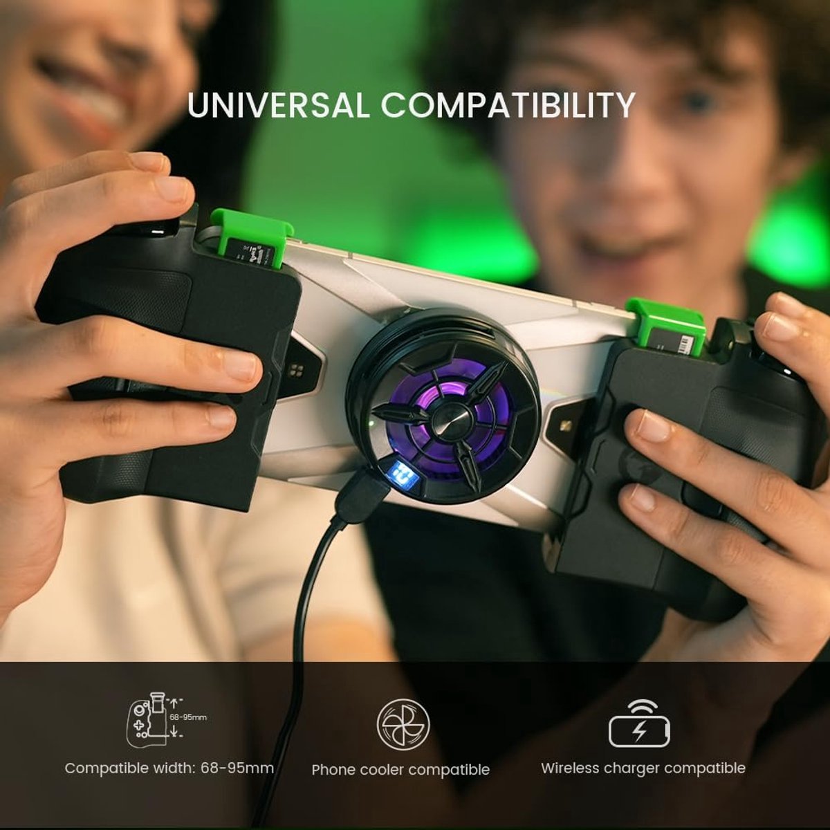 Gamesir x4 aileron draadloze telefoon 2 orig - GameSir X4 Aileron Draadloze Telefoon Mobiele controller (zwart)