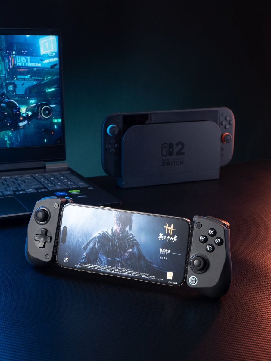 Gamesir x5s draadloze telefoon control 9 orig - GameSir X5S Mobiele controller (zwart)