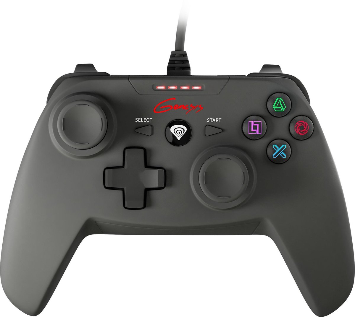 Genesis njg 0773 mangan p58 game contr 2 orig - Genesis Njg-0773 Mangan P58 Game Controleer Zwart Ps3 Pc Controller