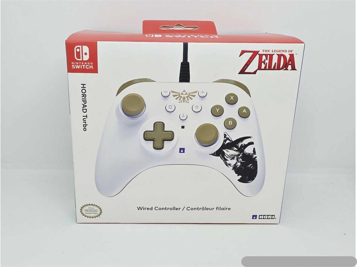 Hori horipad turbo wired controller 9553944 10 orig - HORI Horipad Turbo Wired Controller (wit)
