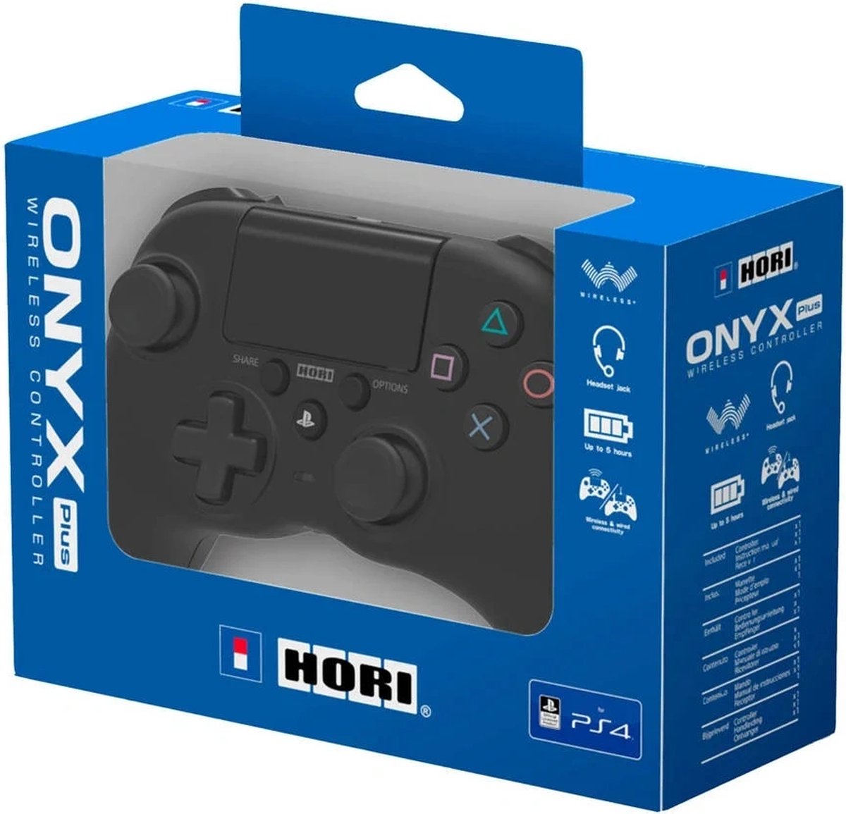 Hori onyx plus draadloze controller 8 orig - HORI Onyx Plus Controller (zwart)